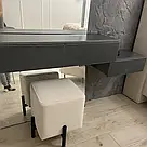 Підвісний туалетний столик для макіяжу, настінний косметичний столик з двома висувними ящиками, фото 8