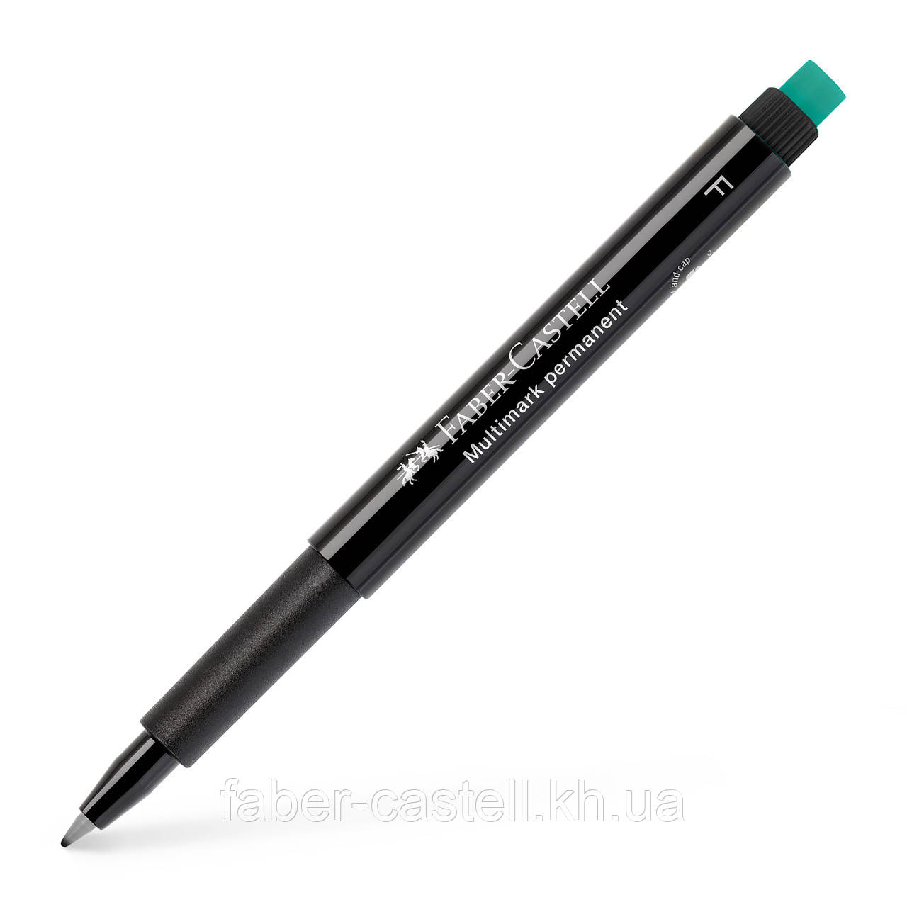 Маркер перманентний Faber-Castell Multimark Permanent, колір чорний F (0,6 мм), 151399
