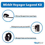 Бездротова гарнітура Mirkit Voyager Legend K2 для рацій Baofeng, Kenwood, Wouxun, Quasheng, фото 4