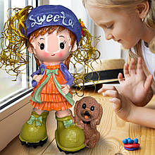 Сувенірна статуетка «Дівчинка з собачкою»