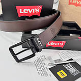 Набір ремінь і дві пряжки в подарунковій коробці Levis (517), фото 7