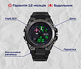 Чоловічий тактичний наручний годинник Besta Box Tattoo ЗСУ Set з компасом + подарунковий набір, фото 6