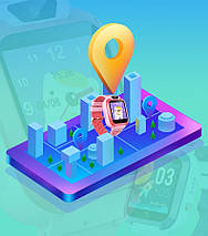 Розумний дитячий годинник Smart Watch Q20 з GPS-трекером, SOS, SIM, чатом, камерою та контролем для батьків Рожевий, фото 6