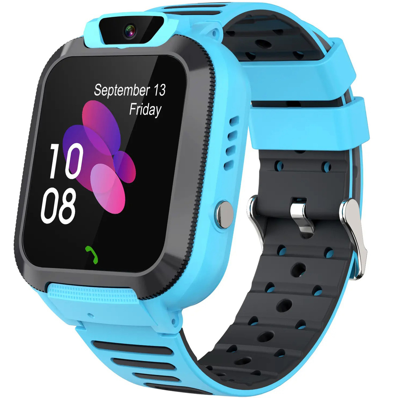 Дитячий розумний смарт-годинник з GPS Smart baby watch Q20 з камерою прослуховуванням сім-картою Блакитний