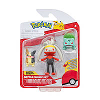 Набір ігрових фігурок POKEMON W18 — МОРПЕКО, БУЛЬБАЗАВР, РОБУТ