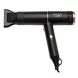 Фен Adler AD 2278  1200-1400W з функцією іонізації, фото 3