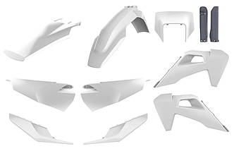 Пластик Polisport ENDURO kit - Husqvarna (20-) (White/Grey), Husqvarna
