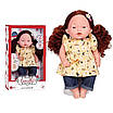 Функціональна лялька для дівчинки Красуня з шовковистим волоссям м'яке тіло реалістична деталізація звук, фото 7
