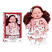 Функціональна лялька для дівчинки Красуня з шовковистим волоссям м'яке тіло реалістична деталізація звук, фото 6
