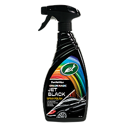 Поліроль з синтетичними восками й пігментами для чорних авто Turtle Wax HYBRID JET BLACK 500 мл