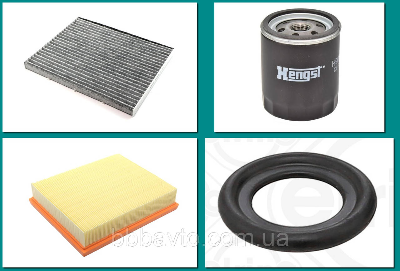 Набір фільтрів Для ТО Ford Fusion (C7) USA 2.0L EcoBoost 2013- 2019 (SHAFER 3 шт), фото 1