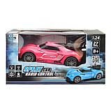 Автомобіль SPRAY CAR на р/к – SPORT (рожевий, 1:24, світло, вихлопна пара), фото 6