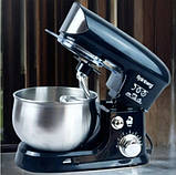 Кухонний комбайн Rainberg 3200 Вт Планетарний міксер - тістоміс з чашею 4л, 6 швидкостей, 3 насадки, фото 8