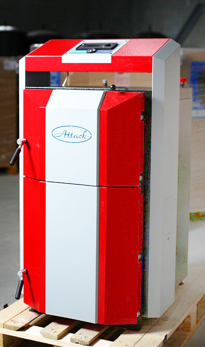 25 кВт Котел піролізний твердопаливний ATTACK DP 25 Profi