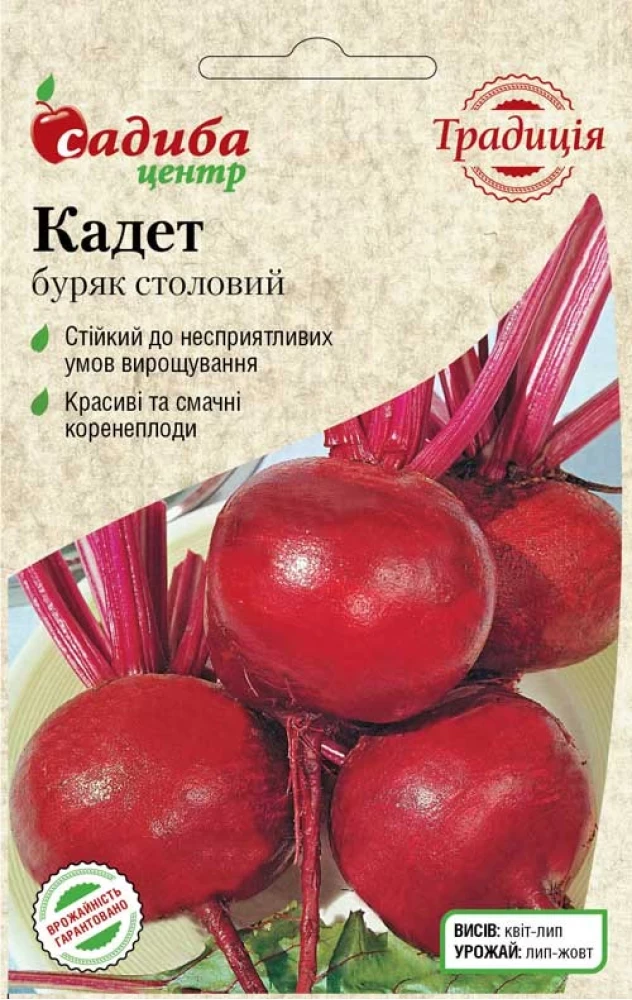 Буряк столовий Кадет, 2 г, Традиція