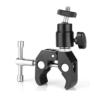 Металеве кріплення на кермо/трубу з діаметром труби до 5,5 см