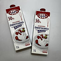 Вершки Smietanka Mlekovita Polska 30% 1 л.