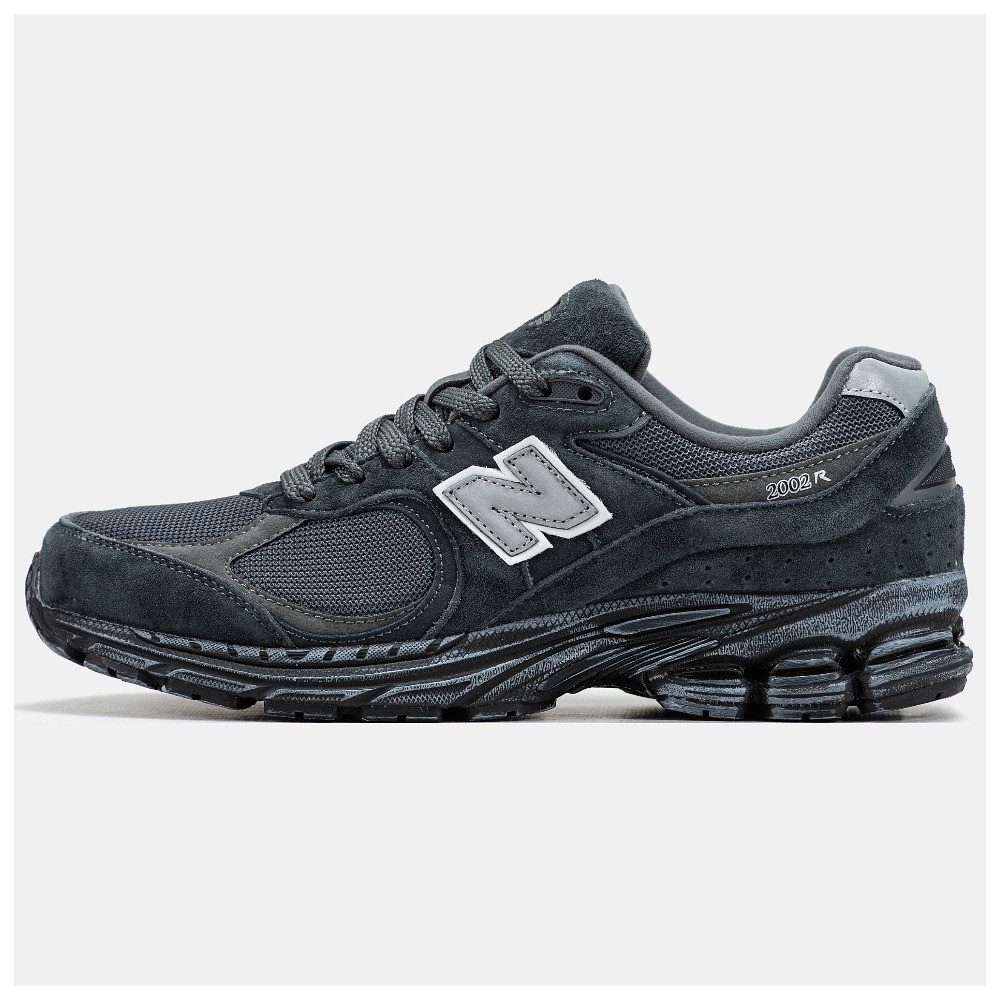 Чоловічі кросівки New Balance 2002R Dark Grey, сірі замшеві кросівки нью беланс 2002R ню беленс NB 2002R нб