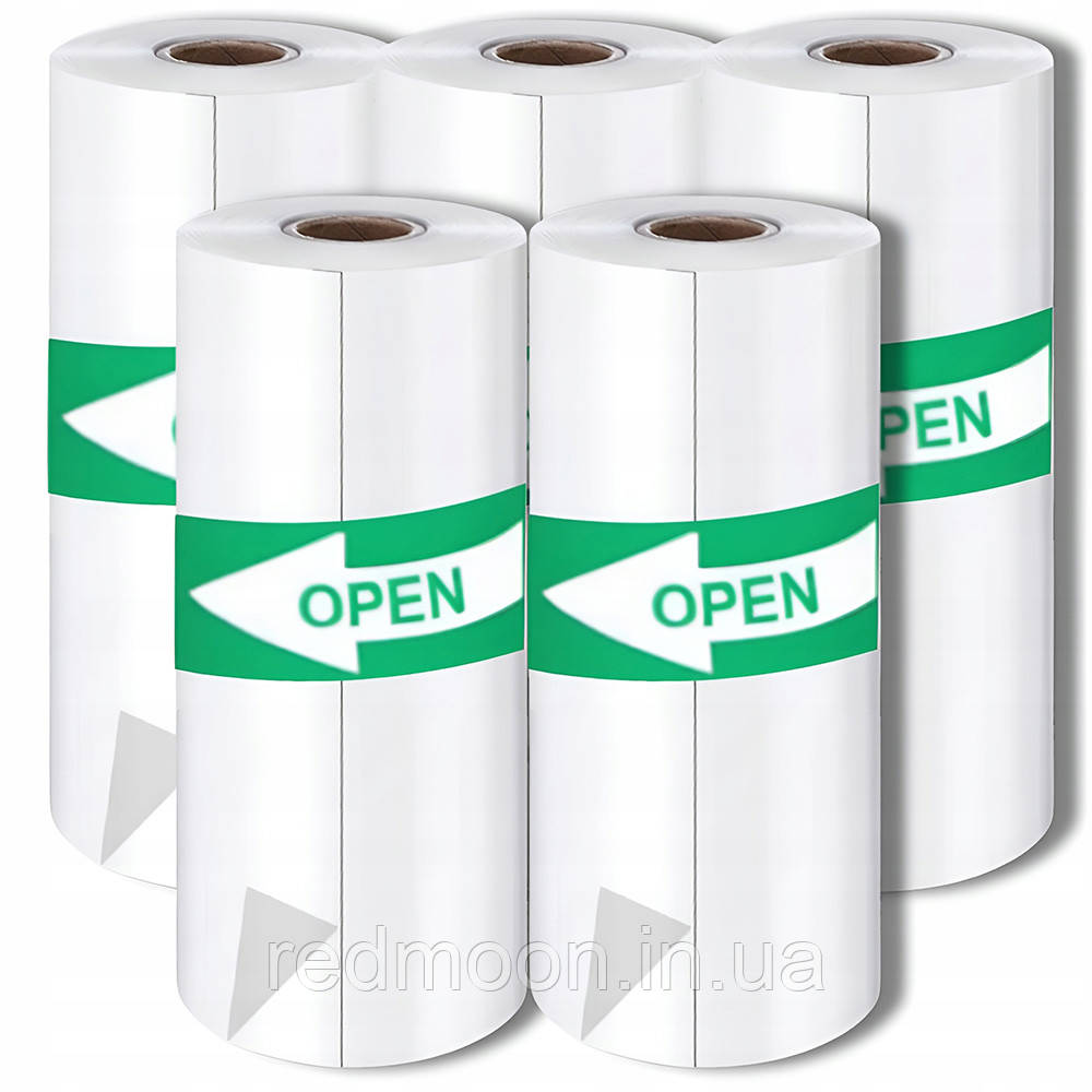 5шт Самоклеючий папір для термопринтера 57х25мм / Термопапір для міні принтера, фото 1