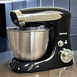 Міксер 3200 Вт Rainberg міксер планетарний рейнберг кухонний комбайн 5 л з насадками, фото 4
