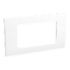 Рамка 1-постова 86х150х9мм біла [75011W] Brava ДКС
