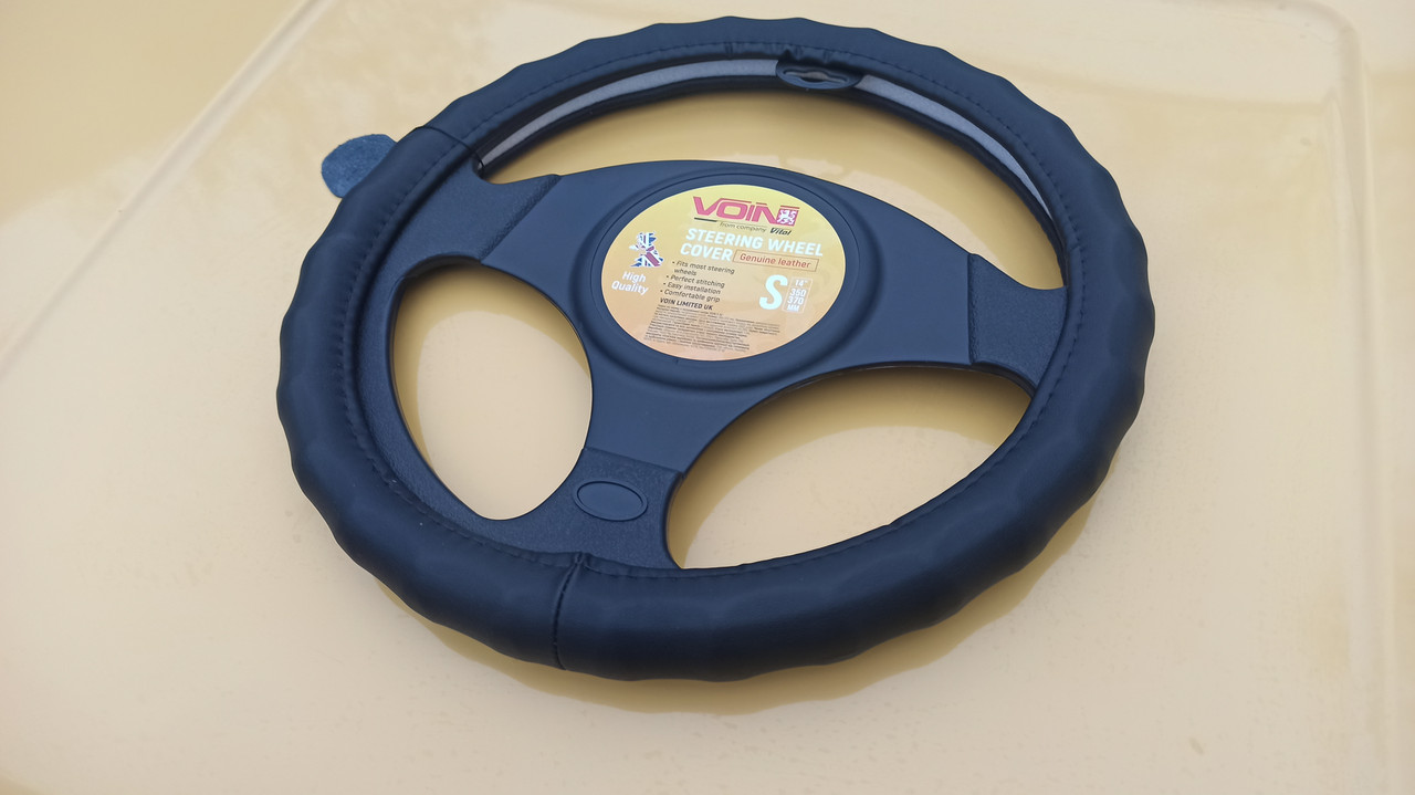 Чохол на кермо Таврія, 1102, 1103, 1105 чорн/шкіра (руль чотири спиці)