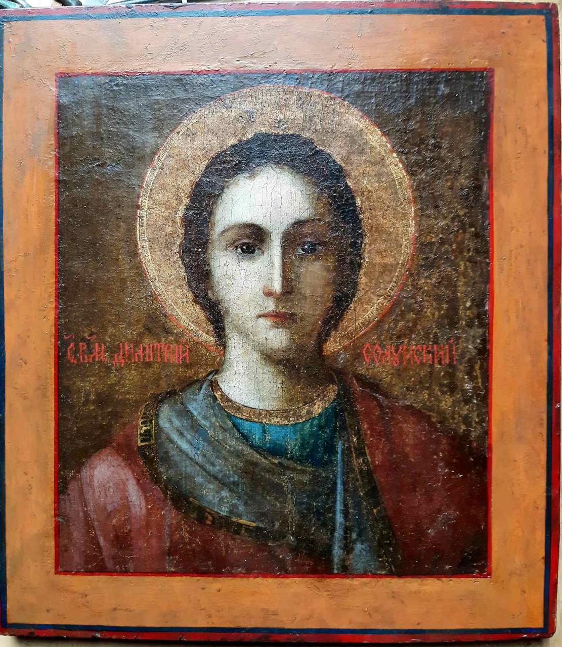 Ікона Дмитрій Солунський 19 століття