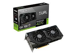Відеокарта ASUS Dual GeForce RTX 4070 OC Edition 12 ГБ GDDR6X 192 біт DLSS 3