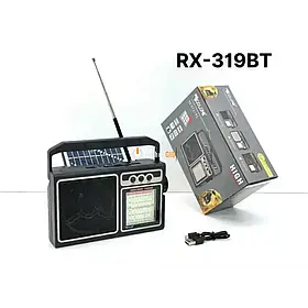 Радіоприймач сонячною панеллю Golon KB RX BT 319 SOLAR з Bluetooth і USB/SD iC227