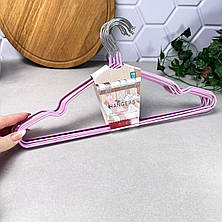 Набір нековзних плічок для одягу 10 шт із силіконовим напиленням Hangers, фото 4