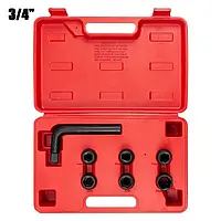 Комплект  головок в кейсі FORCEKRAFT FK-6074-5MPB 7 шт 3/4"