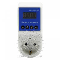 Реле напруги в розетку LM31535-16A "Щит" Lemanso