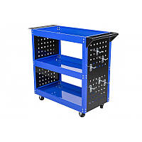 Візок для гаража з 3 полицями та боковими стінками на гачках AL-FA