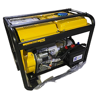 Генератор дизельний JEEMAR потужністю 5.0/6.5 кВт з електростартером та силовою розеткою для дому