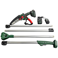 Цепна пила акумуляторна висоторез 2,8 м акумулятори на 21V 2.0Ah TIREX TRCCSA6-21V