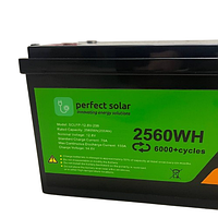 Залізо-фосфатний літійний акумулятор для ДБЖ,  Perfect Solar LiFePO4 12.8V/200AH (2560W*h)