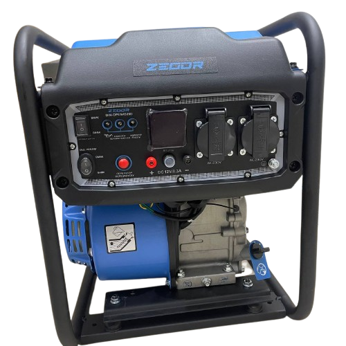 Інверторний генератор ZEGOR DIN-OPEN4500D 4,5 кВт (бензин/газ), фото 1