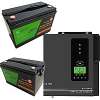 Гібридний інвертор ANERN + 2 акумулятори Perfect SOLAR (готове рішення для дому)