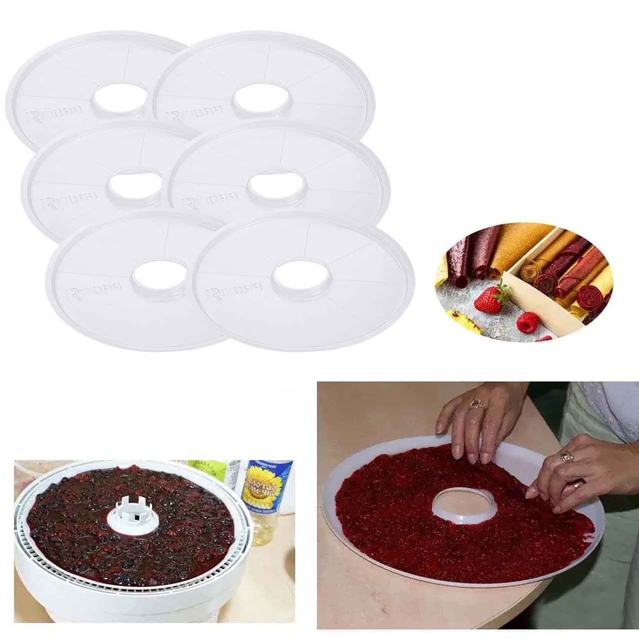 Комплект піддонів лотків для пастили для електросушарок Біломо Вітерець Ротор Чудесниця Profit M (6 шт)