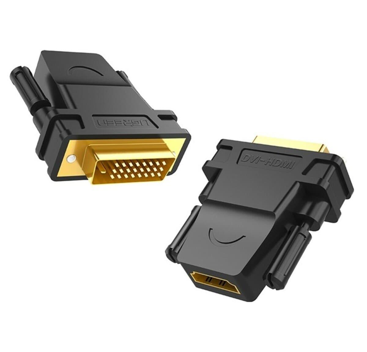 Адаптер UGREEN HDMI Female — DVI 24+1 Male Black