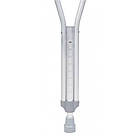 Милиця пахвова алюмінієва регульована з м’якими опорами Dr.Life 1023-L, фото 2