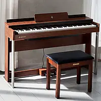 Цифрове піаніно Donner DDP-200 (стійка, 3 педалі, пюпітр, блок живлення)