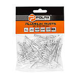Заклепки алюмінієві витяжні 3,2 х 12 мм Polax (37-006), фото 4