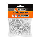 Заклепки алюмінієві витяжні 4 х 12,5 мм Polax (37-010), фото 4