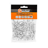 Заклепки алюмінієві витяжні 4,8 х 10 мм Polax (37-016), фото 4