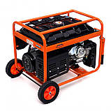 Генератор Газ/Бензиновий Kraft Dele KD165 5.0/5.5 кВт з електрозапуском, фото 3