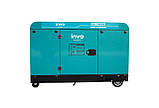 Дизельний генератор INVO DS-13000EA у кожусі, 12/13кВт, 220В, фото 4