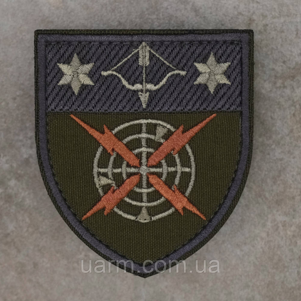 Шеврон 34 ППО олива, фото 1