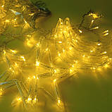 Гирлянда-штора "Місяць та зірки" жовта| Гирлянда электрическая  | Новорічна гірлянда Місяць і зорі, фото 5