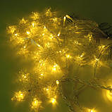 Гирлянда-штора "Місяць та зірки" жовта| Гирлянда электрическая  | Новорічна гірлянда Місяць і зорі, фото 7